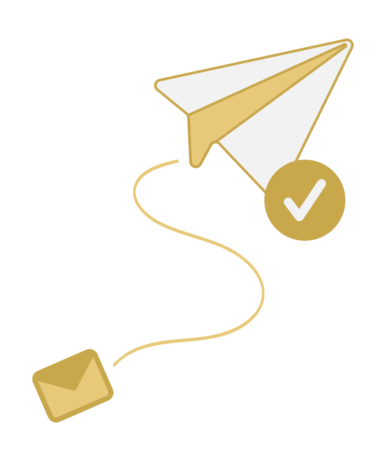Message sent illustration