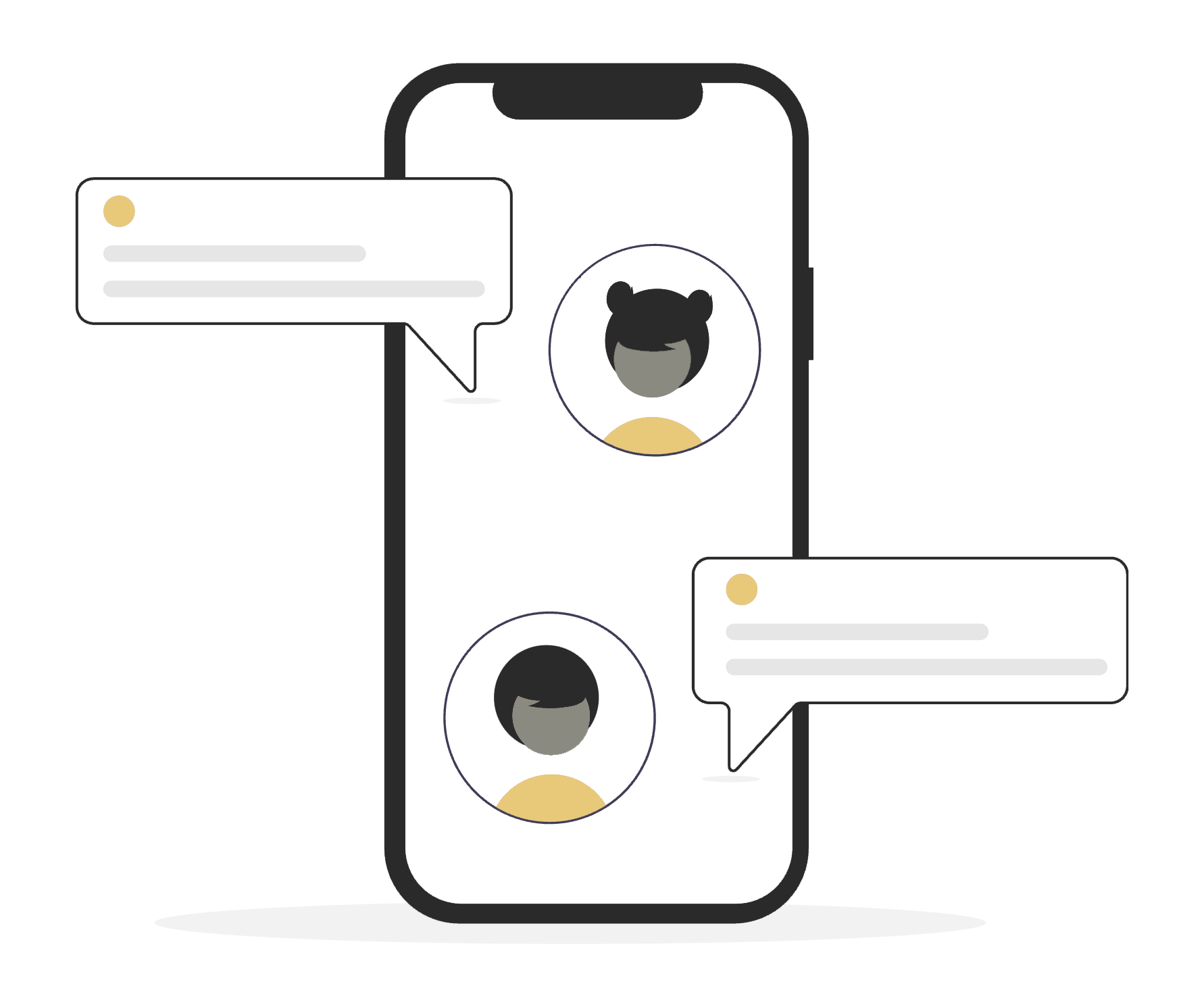 Follow-up email illustration